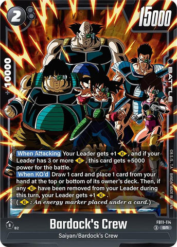 Bardock's Crew - FB11-114 [Foil] (FB11-114)(SR)