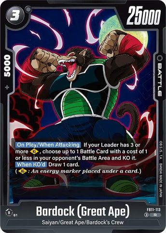 Bardock (Great Ape) [Foil] (FB11-113)(R)