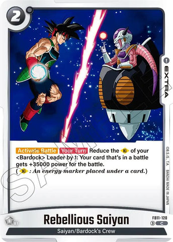 Rebellious Saiyan (FB11-120)(C)