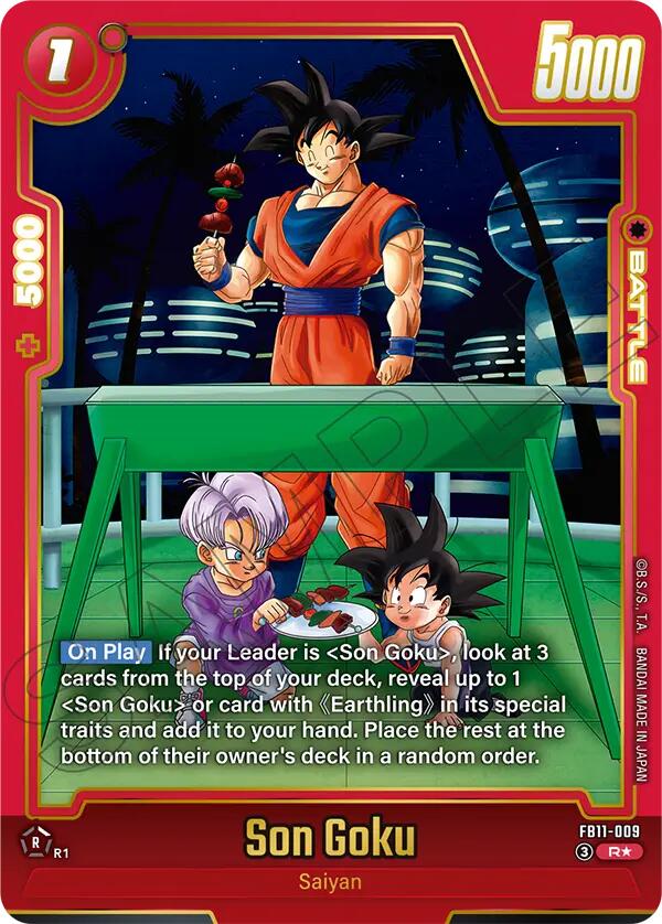 Son Goku - FB11-009 [Alternate Art] [Foil] (FB11-009)(R)