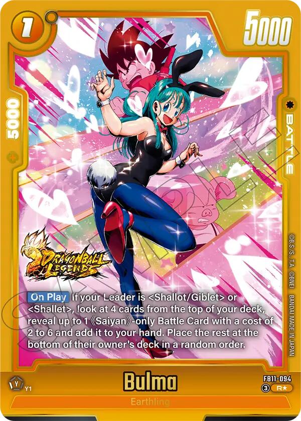 Bulma - FB11-094 [Alternate Art] [Foil] (FB11-094)(R)