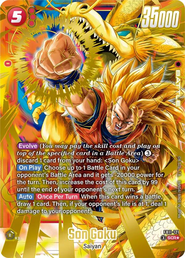 Son Goku - FB11-121 [Alternate Art] [Foil] (FB11-121)(SCR)
