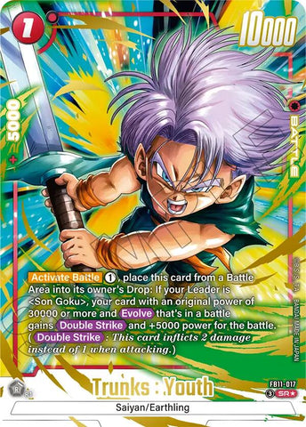 Trunks : Youth - FB11-017 [Alternate Art] [Foil] (FB11-017)(SR)