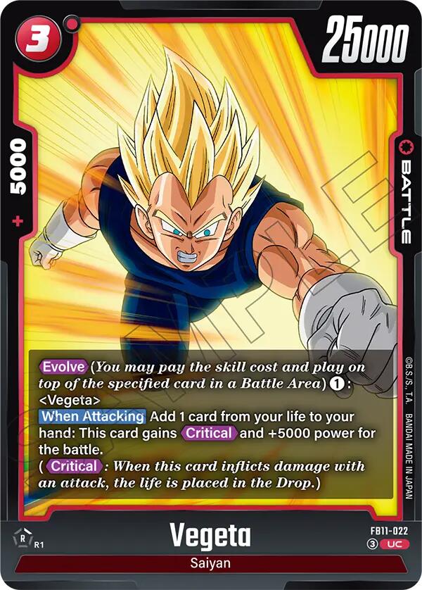 Vegeta - FB11-022 (FB11-022)(UC)