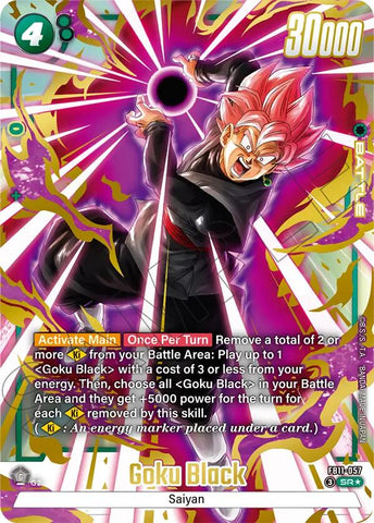 Goku Black - FB11-057 [Alternate Art] [Foil] (FB11-057)(SR)
