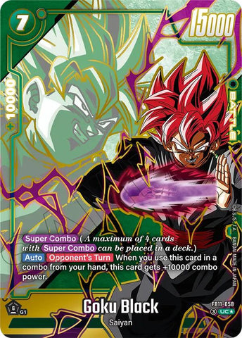 Goku Black - FB11-058 [Alternate Art] [Foil] (FB11-058)(UC)