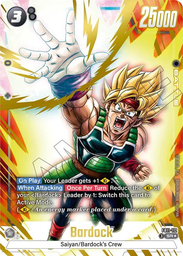 Bardock - FB11-112 [Alternate Art] [Foil] (FB11-112)(SR)