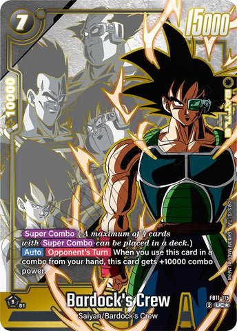 Bardock's Crew - FB11-115 [Alternate Art] [Foil] (FB11-115)(UC)