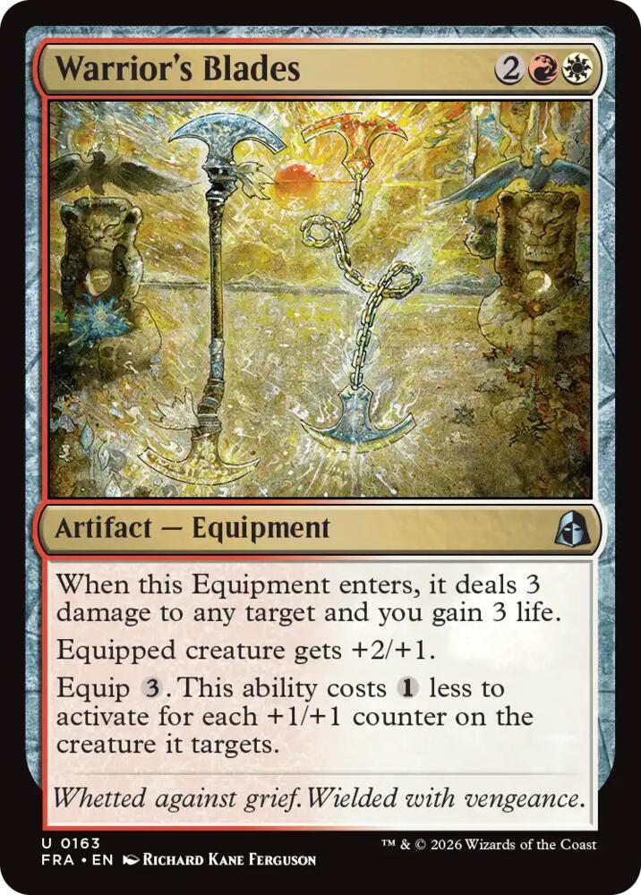 Warrior's Blades (Reality Fracture)(FRA-163)(U)