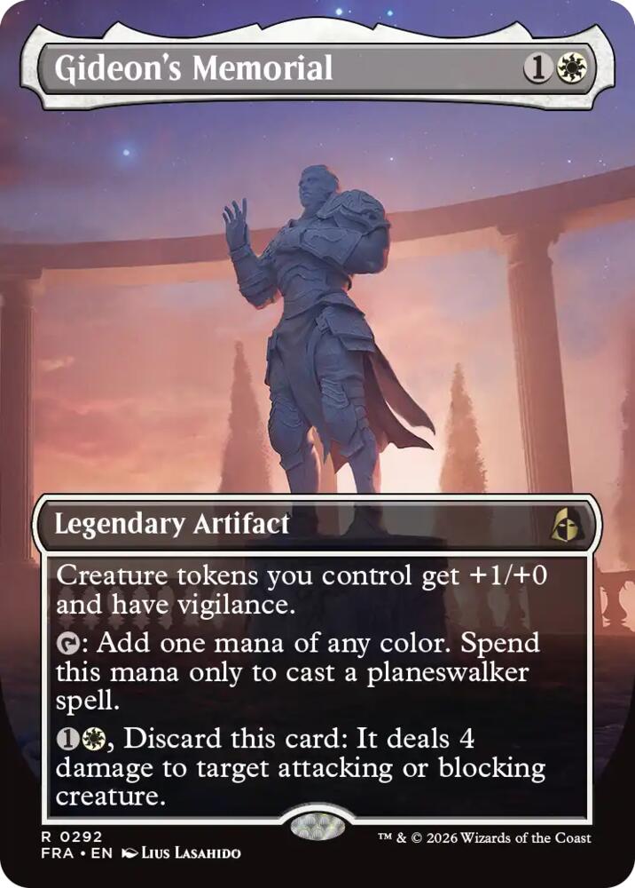 Gideon's Memorial [Borderless] (Reality Fracture)(FRA-292)(R)