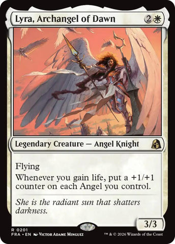 Lyra, Archangel of Dawn (Reality Fracture)(FRA-201)(R)