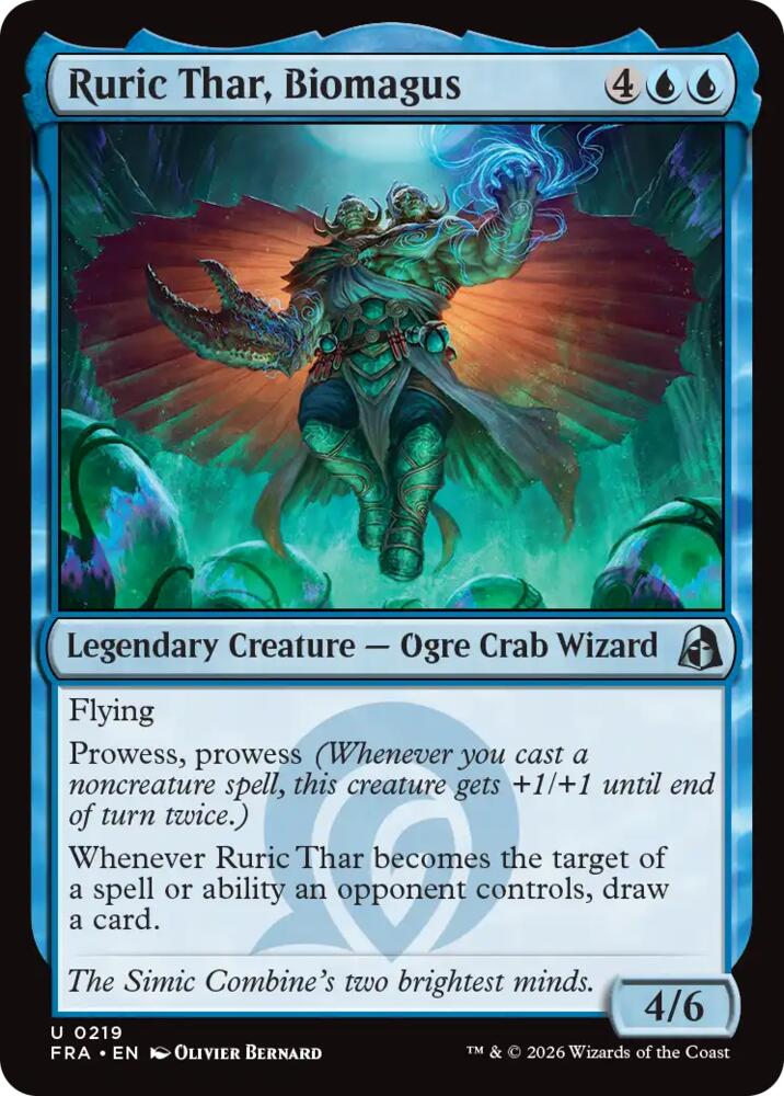 Ruric Thar, Biomagus (Reality Fracture)(FRA-219)(U)