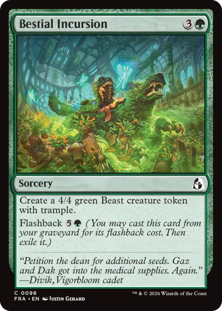 Bestial Incursion (Reality Fracture)(FRA-98)(C)