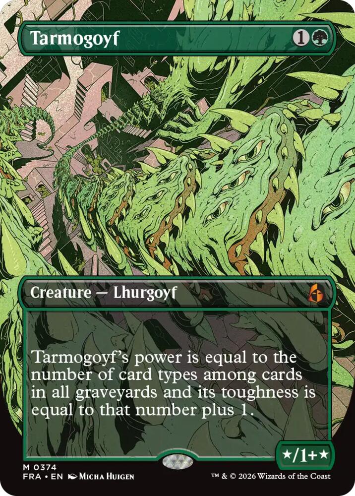 Tarmogoyf [Borderless] (Reality Fracture)(FRA-374)(M)