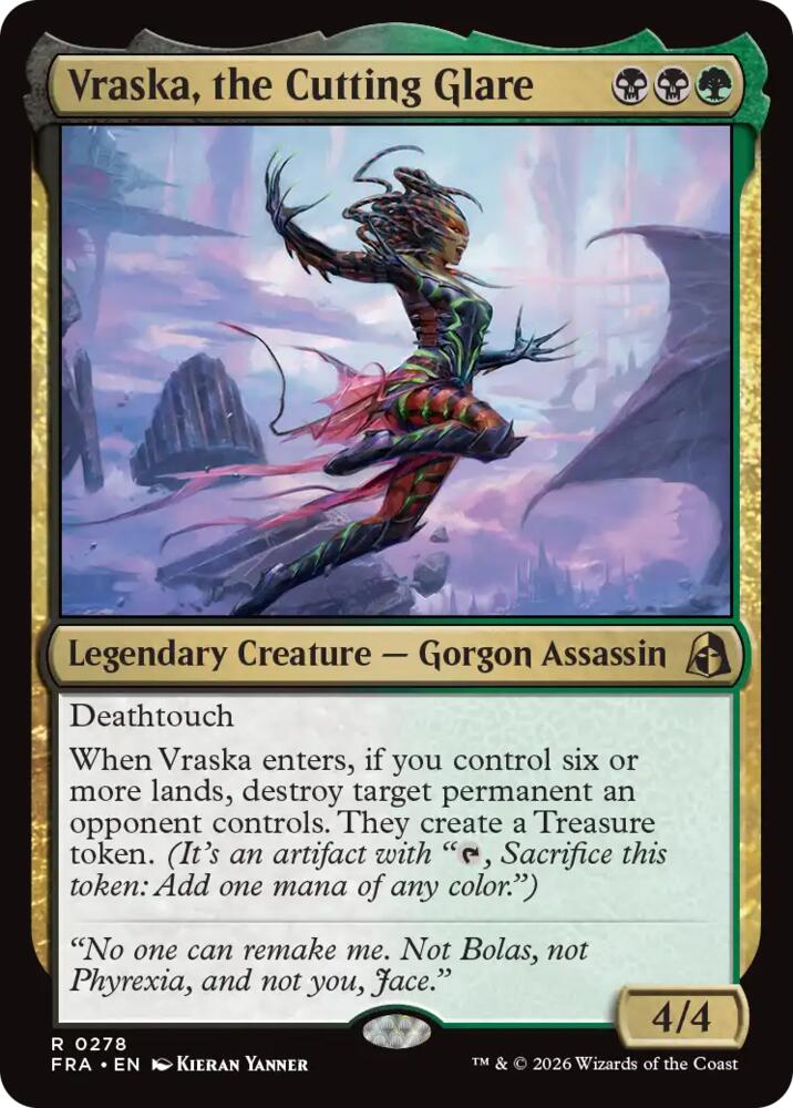 Vraska, the Cutting Glare (Reality Fracture)(FRA-278)(R)