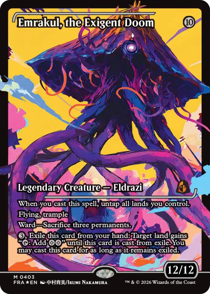 Emrakul, the Exigent Doom [Showcase] (Reality Fracture)(FRA-403)(M)