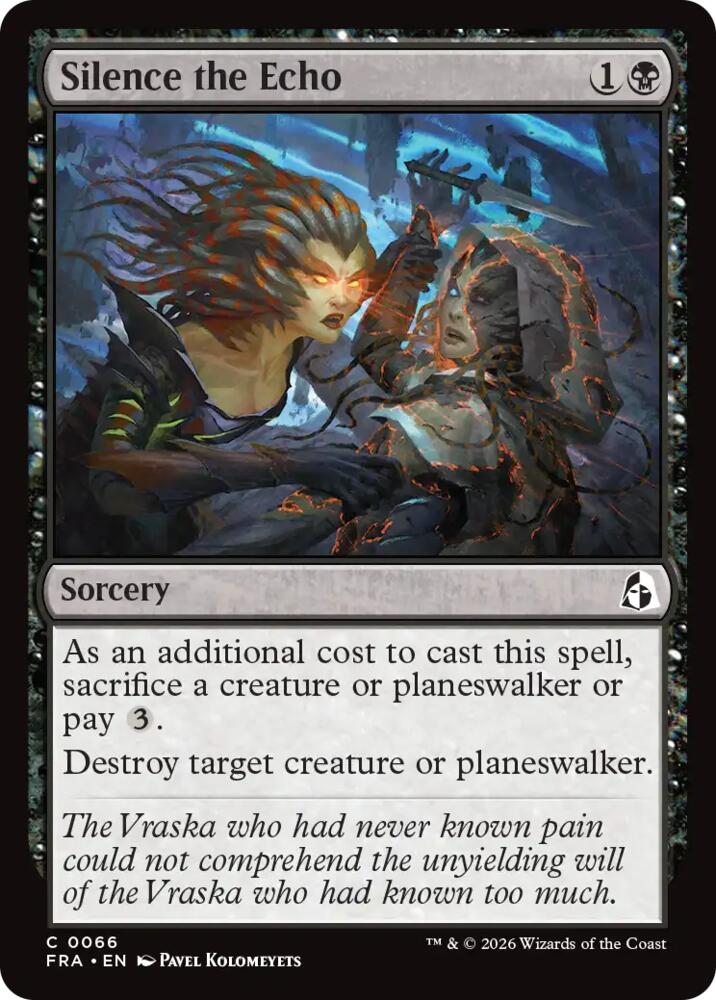 Silence the Echo (Reality Fracture)(FRA-66)(C)