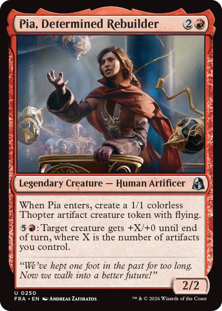 Pia, Determined Rebuilder (Reality Fracture)(FRA-250)(U)