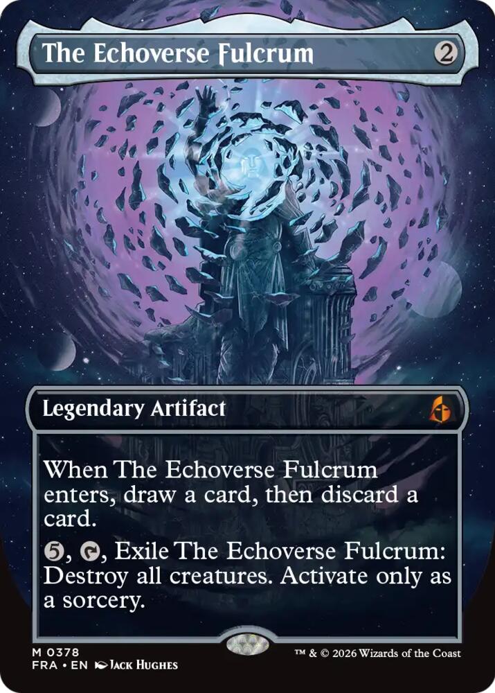 The Echoverse Fulcrum [Borderless] (Reality Fracture)(FRA-378)(M)