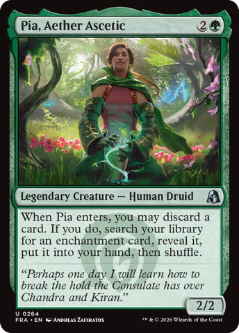 Pia, Aether Ascetic (Reality Fracture)(FRA-264)(U)