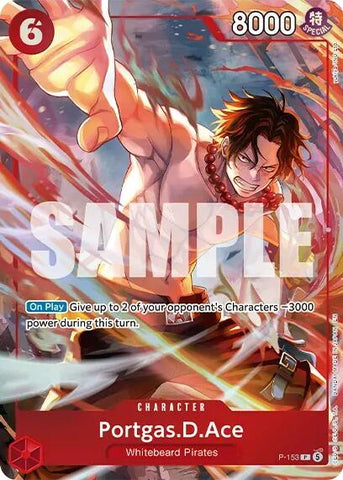 Portgas.D.Ace [Premium Card Collection -Flame-Flame Fruit Coliseum Edition-] [Foil] (One Piece Promotion Cards)(P-153)(PR)