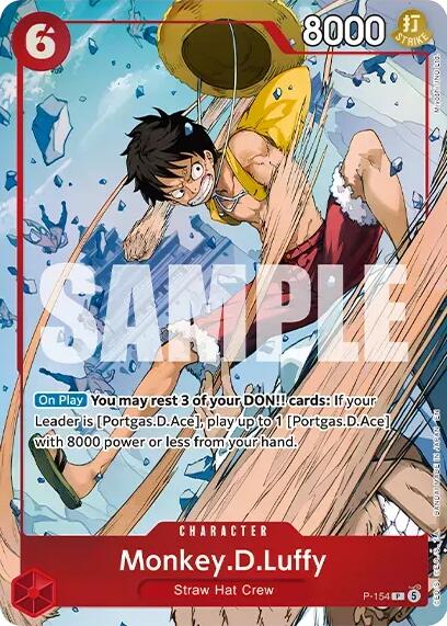 Monkey.D.Luffy [Premium Card Collection -Flame-Flame Fruit Coliseum Edition-] [Foil] (One Piece Promotion Cards)(P-154)(PR)