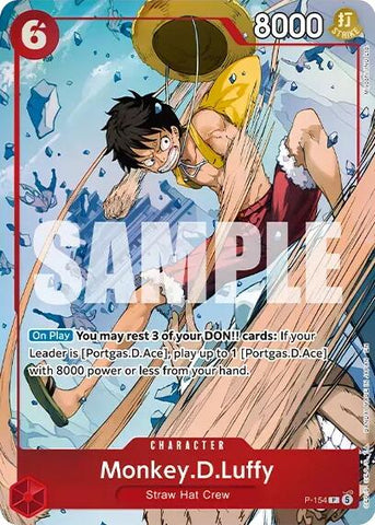 Monkey.D.Luffy [Premium Card Collection -Flame-Flame Fruit Coliseum Edition-] [Foil] (One Piece Promotion Cards)(P-154)(PR)
