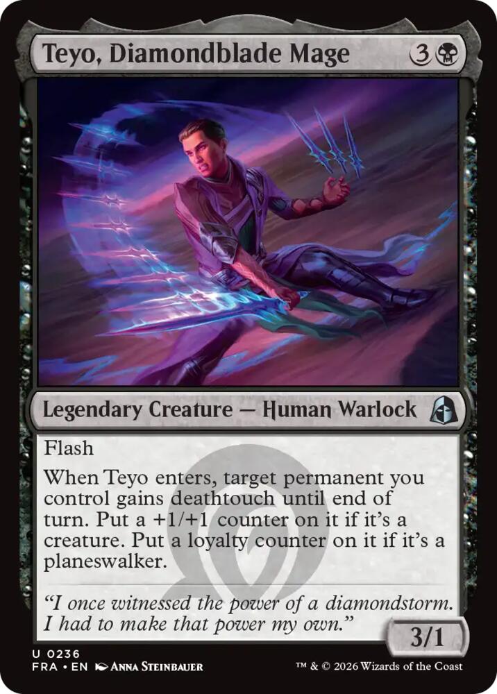 Teyo, Diamondblade Mage (Reality Fracture)(FRA-236)(U)