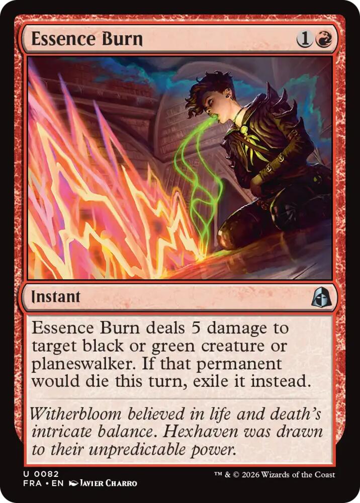 Essence Burn (Reality Fracture)(FRA-82)(U)