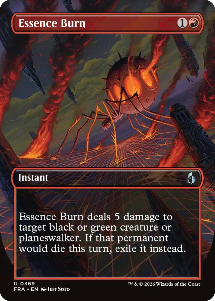 Essence Burn [Borderless] (Reality Fracture)(FRA-369)(U)
