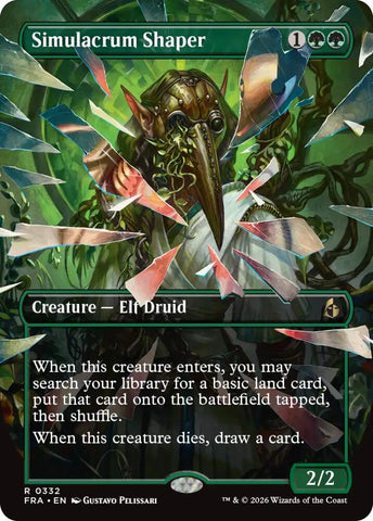 Simulacrum Shaper [Borderless] (Reality Fracture)(FRA-332)(R)