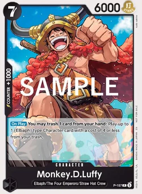 Monkey.D.Luffy [Pirates Party 2026 Vol. 3] (One Piece Promotion Cards)(P-157)(PR)