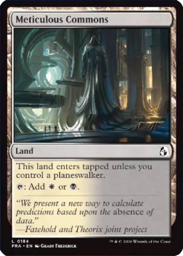 Meticulous Commons (Reality Fracture)(FRA-184)(L)