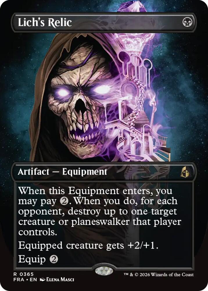 Lich's Relic [Borderless] (Reality Fracture)(FRA-365)(R)