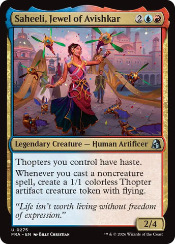 Saheeli, Jewel of Avishkar (Reality Fracture)(FRA-275)(U)