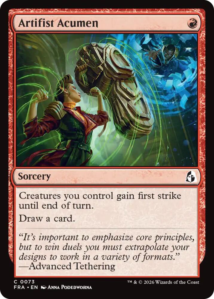 Artifist Acumen (Reality Fracture)(FRA-73)(C)
