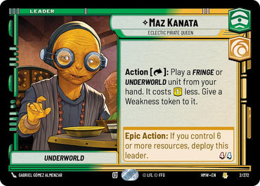 Maz Kanata - Eclectic Pirate Queen (Homeworlds)(HMW-2/272)(R)