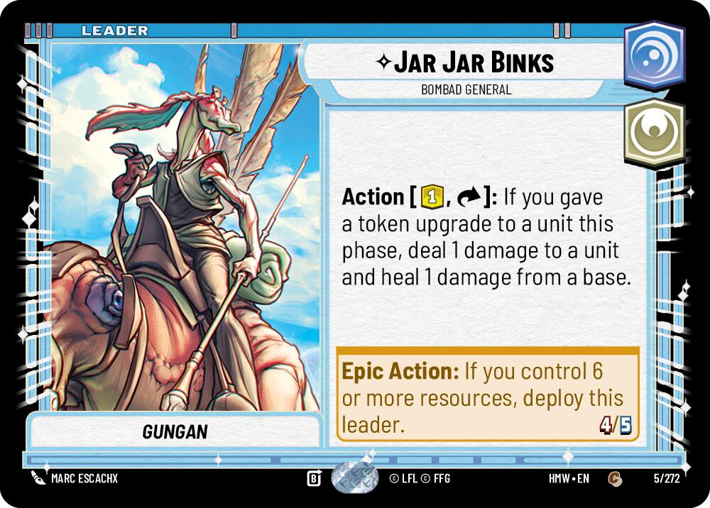Jar Jar Binks - Bombad General (Homeworlds)(HMW-5/272)(C)
