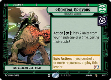 General Grievous - Separatist Warlord (Homeworlds)(HMW-8/272)(C)