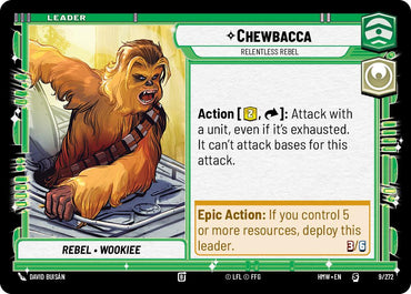 Chewbacca - Relentless Rebel (Homeworlds)(HMW-9/272)(S)