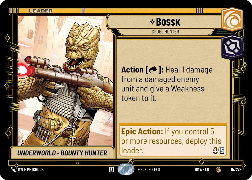 Bossk - Cruel Hunter (Homeworlds)(HMW-15/272)(C)