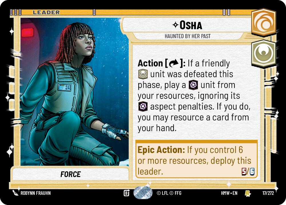 Osha - Haunted By Her Past (Homeworlds)(HMW-17/272)(R)