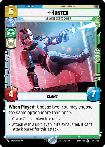 Hunter - Everyone Get to Cover! (Homeworlds)(HMW-35/272)(L)