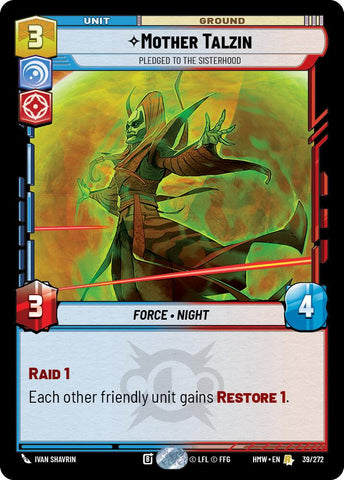 Mother Talzin - Pledged to the Sisterhood (Homeworlds)(HMW-39/272)(R)
