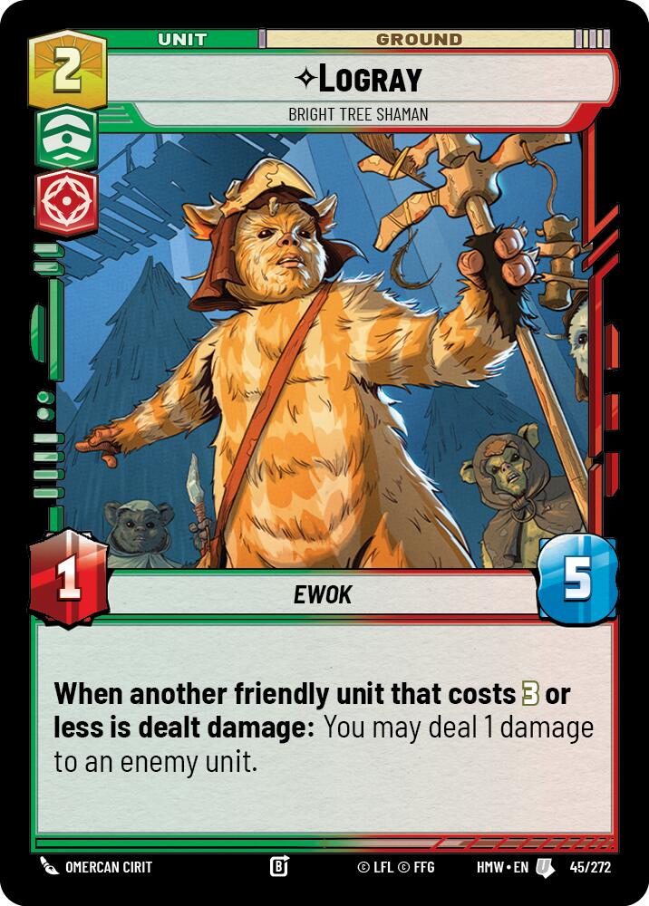 Logray - Bright Tree Shaman (Homeworlds)(HMW-45/272)(U)