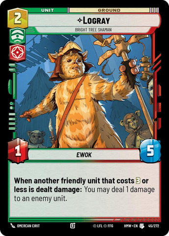 Logray - Bright Tree Shaman (Homeworlds)(HMW-45/272)(U)