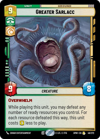 Greater Sarlacc (Homeworlds)(HMW-49/272)(R)