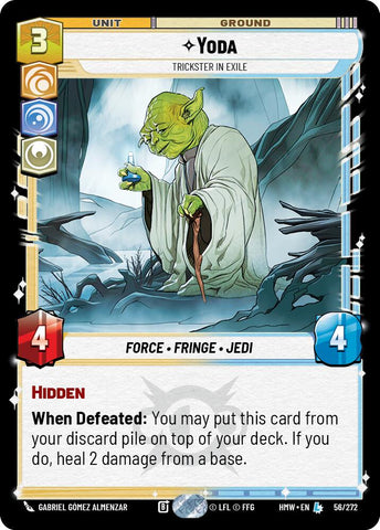 Yoda - Trickster in Exile (Homeworlds)(HMW-56/272)(L)