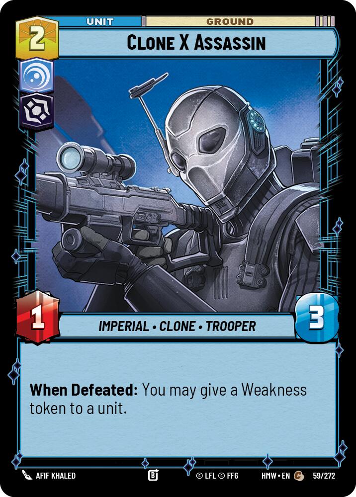Clone X Assassin (Homeworlds)(HMW-59/272)(C)