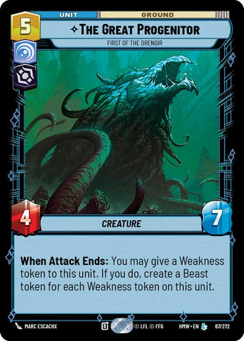 The Great Progenitor - First of the Drengir (Homeworlds)(HMW-67/272)(L)